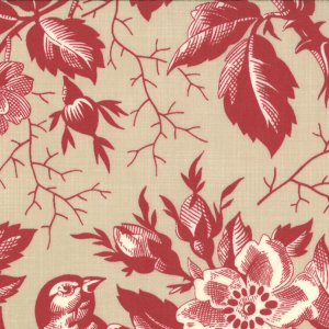 French General Chateau Rouge Fabric - Beaumont - Pearl (13620 13)