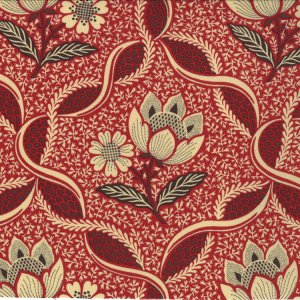 French General Chateau Rouge Fabric - Chatalaine - Roche (13621 12)