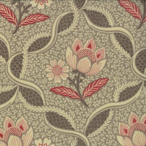 French General Chateau Rouge Fabric - Chatalaine - Stone (13621 16)