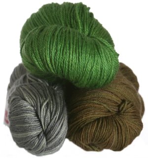 Fyberspates Hand Dyed Grab Bags - Fingering - Mints, Greens