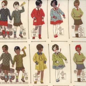 Julie Comstock Odds And Ends Fabric - Trinkets - Vintage (37042 11)