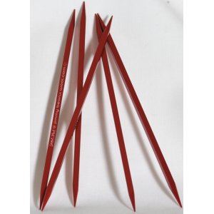 Kollage Stitch Red Square Double Point Needles - US 1 (2.25mm) - 6" Needles