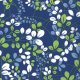 V and Co. Simply Color - Sprigs - Navy Blue (10801 20) Fabric photo
