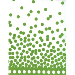 V and Co. Simply Color Fabric - Dotty Ombre - White Lime Green (10802 18)