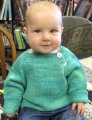 Knitting Pure and Simple Baby & Children Patterns - 1210 - Button Front Baby Pullover Patterns photo