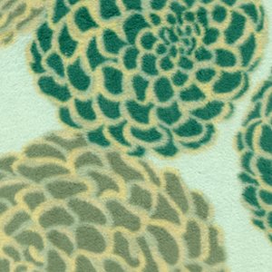 Valori Wells Della Micro Fleece Fabric - Pom Pom - Teal