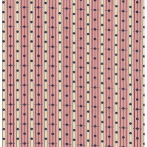 Denyse Schmidt Greenfield Hill Fabric - Library Stripe - Cranberry