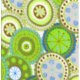 Valori Wells Bliss Micro Fleece - Medallion - Green Fabric photo