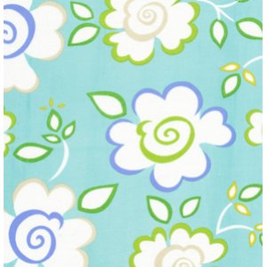 Dena Designs Kumari Garden Fabric - Sachi - Blue