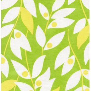 Heather Bailey Nicey Jane Fabric - Lindy Leaf - Green