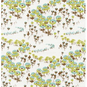 Joel Dewberry Modern Meadow Fabric - Flower Fields - Timber