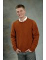 Plymouth Yarn Sweater & Pullover Patterns - 1880 Men's Galway Worsted Sweater Patterns photo