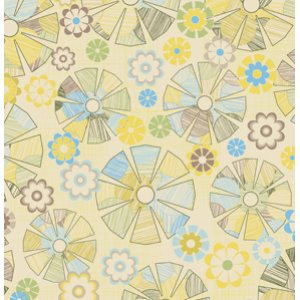 Jenean Morrison In My Room Fabric - Lazy Afternoon - Blue
