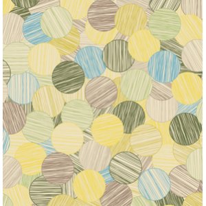 Jenean Morrison In My Room Fabric - Sunday Paper - Green
