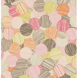 Jenean Morrison In My Room Fabric - Sunday Paper - Pink