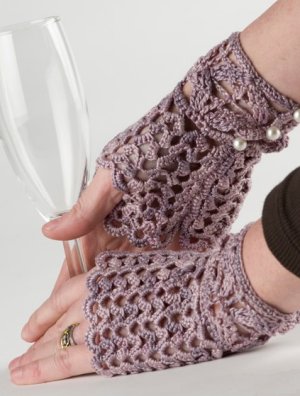Dora Ohrenstein Patterns - Afternoon Tea Fingerless Gloves Pattern
