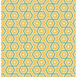 Joel Dewberry Notting Hill Fabric - Hexagons - Canary