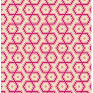 Joel Dewberry Notting Hill Fabric - Hexagons - Magenta