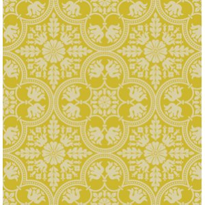 Joel Dewberry Notting Hill Fabric - Historic Tile - Citron