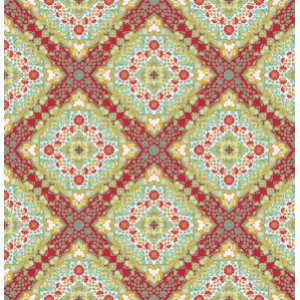 Joel Dewberry Notting Hill Fabric - Kaleidoscope - Poppy