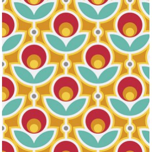 Joel Dewberry Notting Hill Fabric - Primrose - Poppy