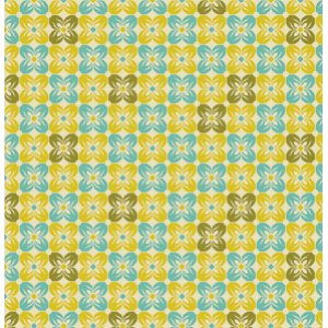 Joel Dewberry Notting Hill Fabric - Square Petal - Citron