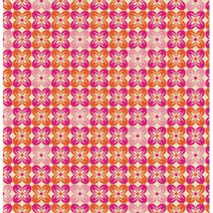 Joel Dewberry Notting Hill Fabric - Square Petal - Tangerine