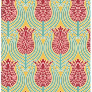 Joel Dewberry Notting Hill Fabric - Tulips - Canary