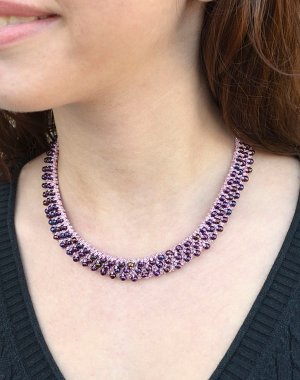 Javori Designs Tiffany Necklace - Pink Iris