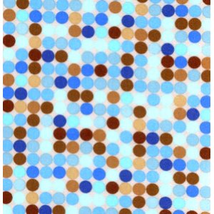 Valori Wells Urban Flannels Fabric - Dots - Brown