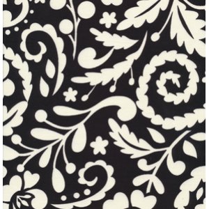 Dena Designs McKenzie Fabric - Silhouette - Black