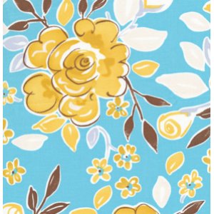 Dena Designs Tea Garden Fabric - Darjeeling - Blue