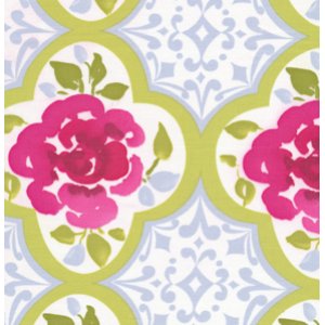 Dena Designs Tea Garden Fabric - Ming - Fuchsia