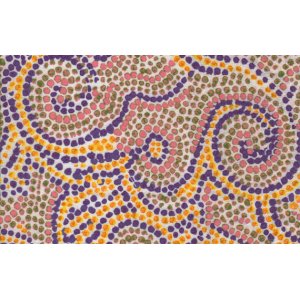 Dan Bennett Premier Lord Fabric - Swirls - Purple