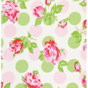 Tanya Whelan Sugarhill Flannel Fabric - Falling Roses - Pink