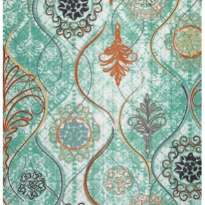 FreeSpirit Design Loft Chiffon Fabric - Sterling - Teal