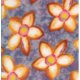George Mendoza Colors of the Wind Fleece - Joyce Floral - Purple Fabric photo