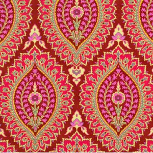 Amy Butler Alchemy Quilt Cotton Fabric - Imperial Paisley - Zinnia