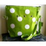 Top Shelf Totes Yarn Pop - Totable - Bright Green Polka-dots Accessories photo