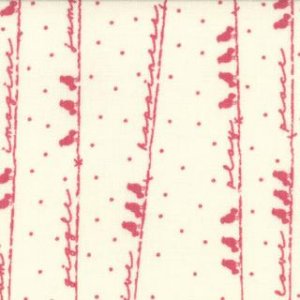 Sweetwater Noteworthy Fabric - Sing Out Loud - Kisses (5502 13)