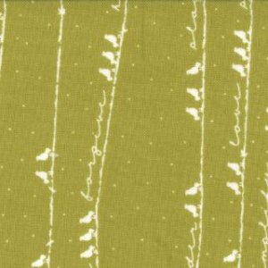 Sweetwater Noteworthy Fabric - Sing Out Loud - Pickle (5502 24)