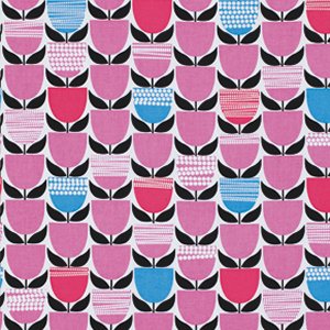 Erin McMorris Moxie Fabric - Buttercup - Bubble Gum