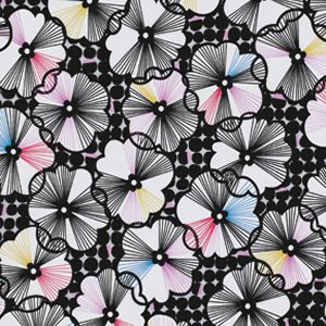 Erin McMorris Moxie Fabric - Trixie - Black
