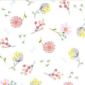 Aneela Hoey Posy Fabric - Bouquet - Daisy (18553 12)