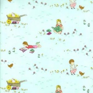 Aneela Hoey Posy Fabric - Meadow - Forget Me Not (18550 11)