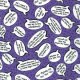Olive Sandwiches Keep It Sassy - Word Bubble - Violet (1402 14) Fabric photo