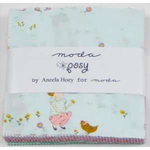Aneela Hoey Posy Precuts Fabric - Charm Pack