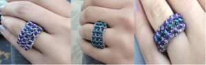 Javori Designs Bella Knit Rings - Marine Collection