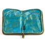 Lantern Moon Circular Compact Zip Cases - Turquoise/Olive Accessories photo