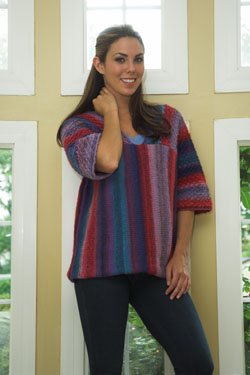 Plymouth Yarn Sweater & Pullover Patterns - 2472 Gina Pullover Pattern